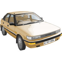 Коричневый автомобиль
