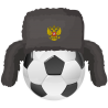 Мяч в ушанке